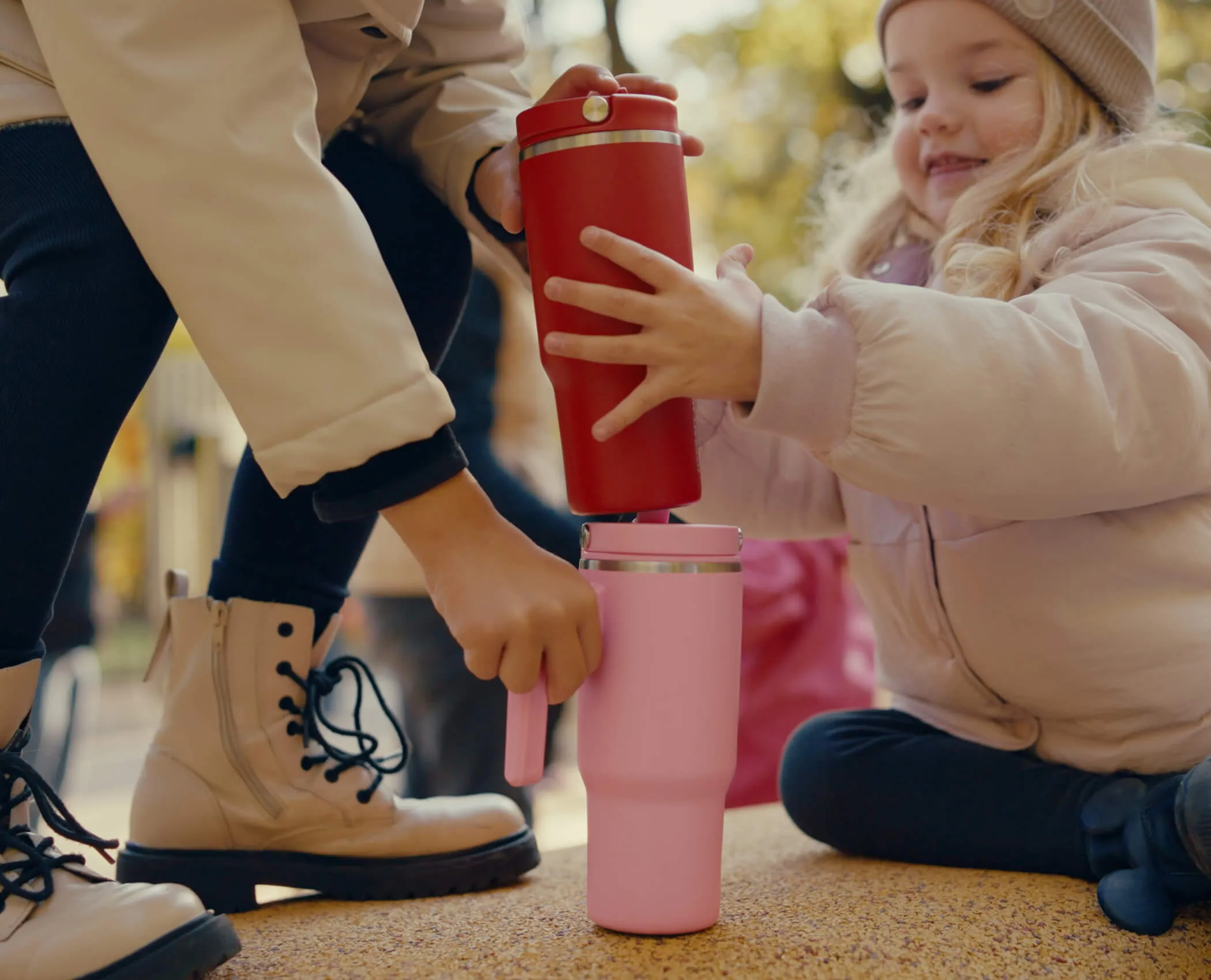 18oz Voyager Kid's With Handle and Straw Lid