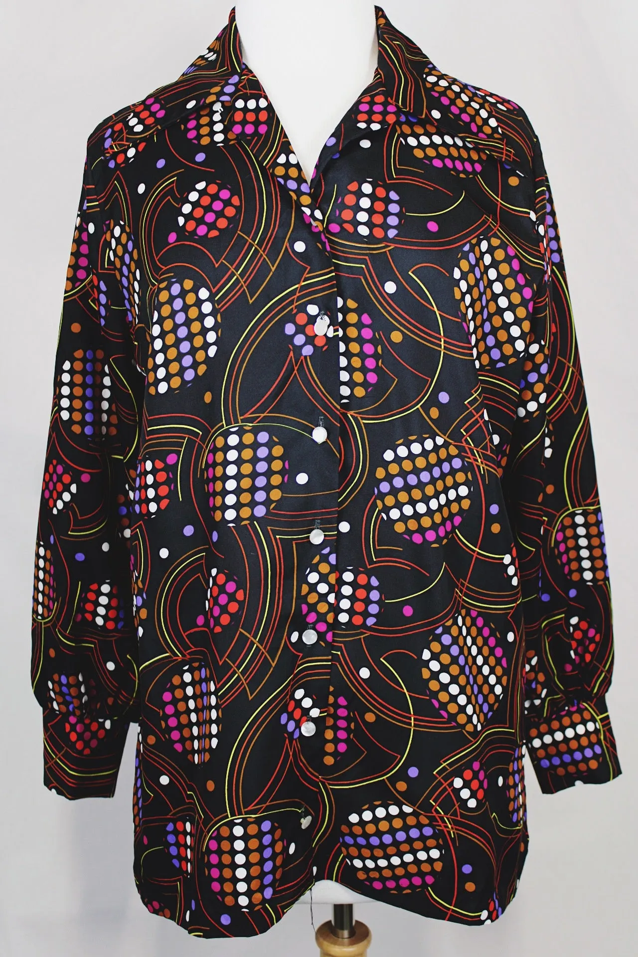Abstract Printed Blouse