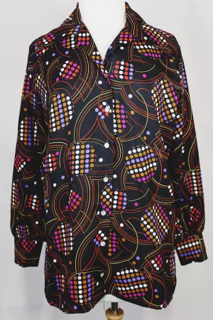 Abstract Printed Blouse