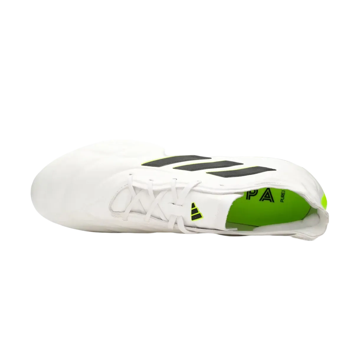 Adidas Copa Pure.1 FG White Green - Goatkits Boots