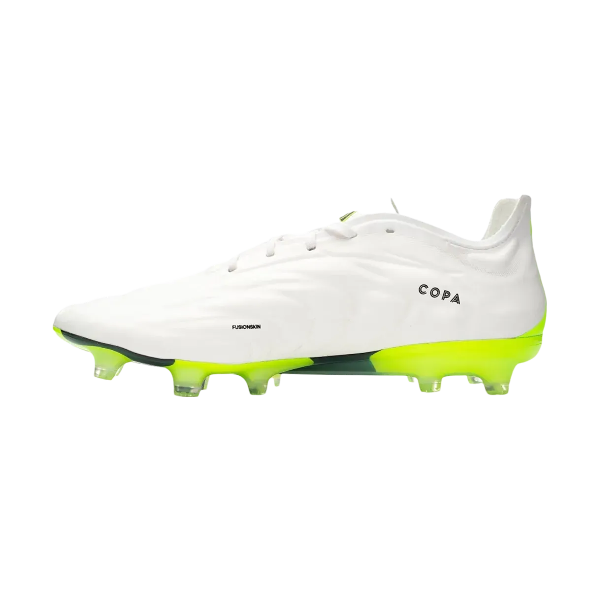 Adidas Copa Pure.1 FG White Green - Goatkits Boots