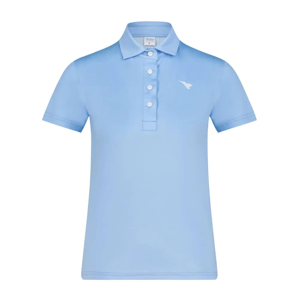 Aguila Golf Women's Polo Shirt – Light Blue Short-Sleeve Fit