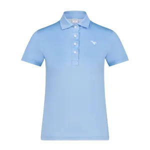 Aguila Golf Women's Polo Shirt – Light Blue Short-Sleeve Fit