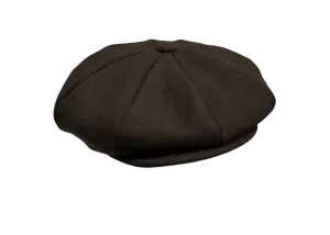 Army Green Men Apple Hat 100% Wool Men's casual cap