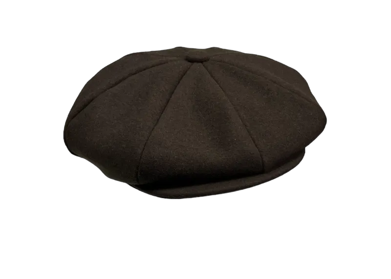 Army Green Men Apple Hat 100% Wool Men's casual cap