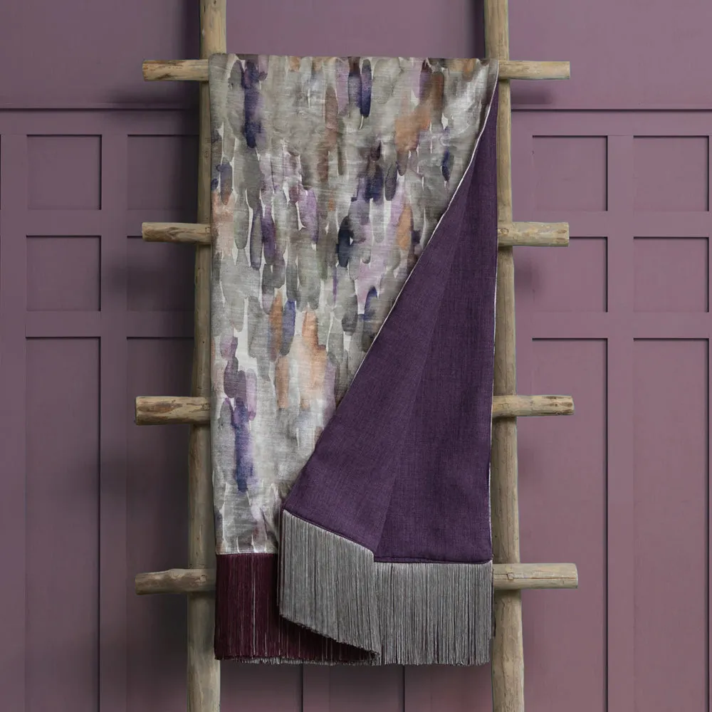 Azima Abstract Printed Throw Morganite