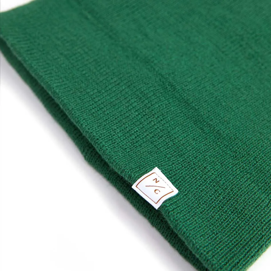 Beanie in Pine Green