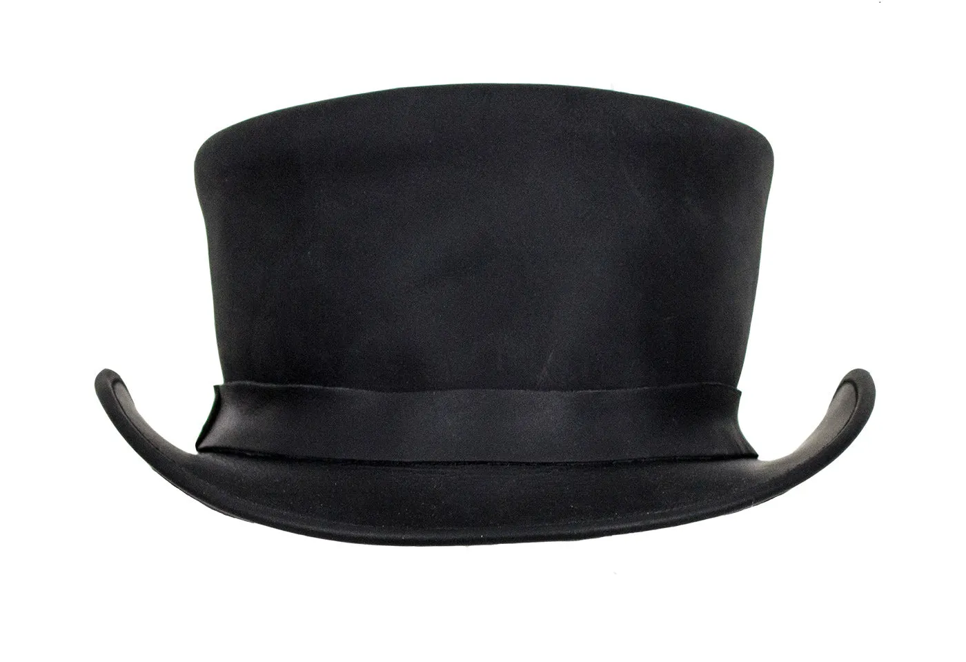 Black Leather Deadman's Top Man Hat