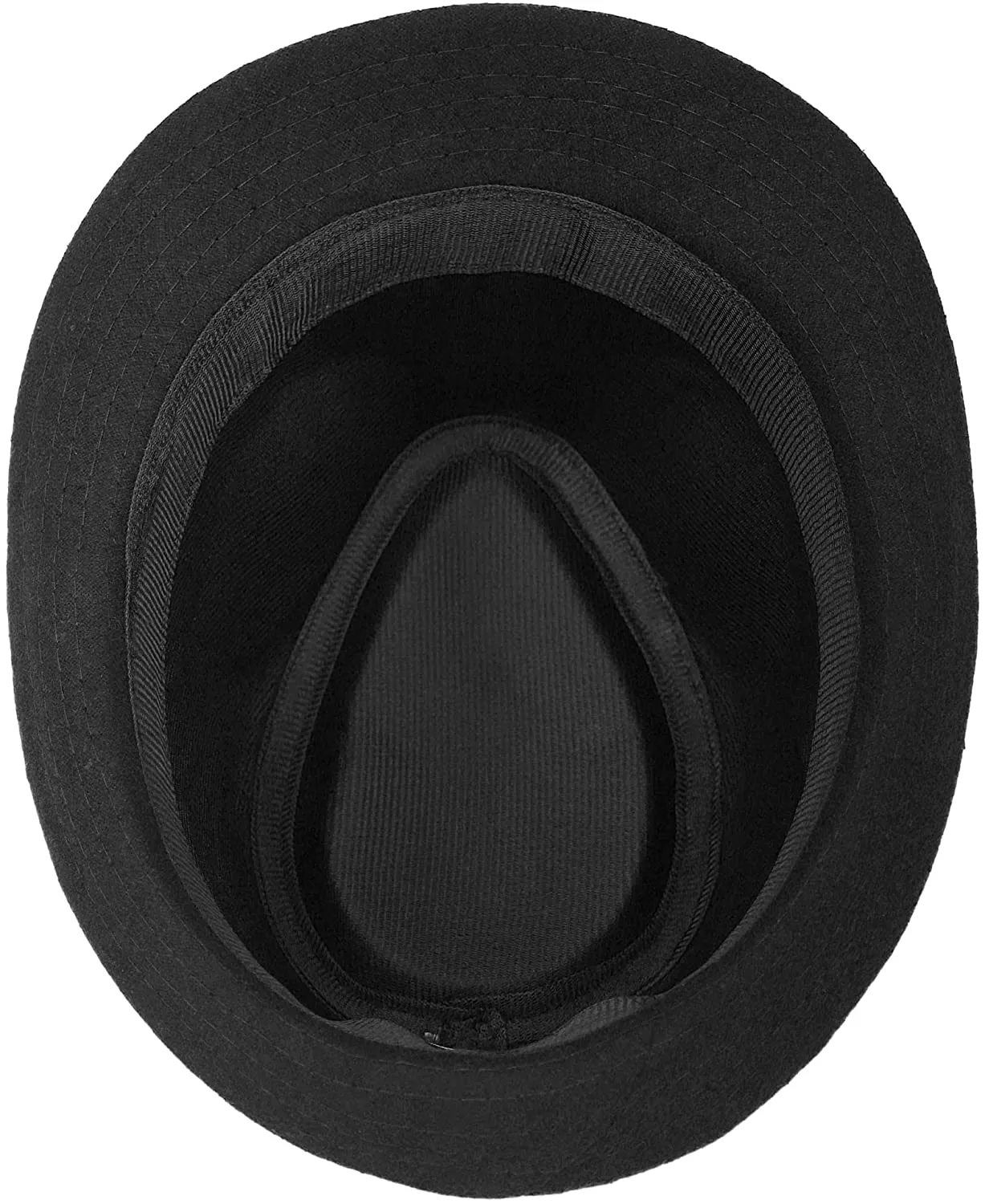 Black Timelessly Classic Manhattan Fedora Hat