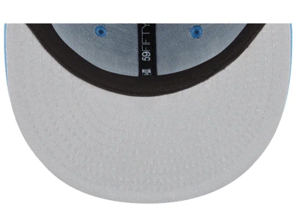 BORN X RAISED Lakers Fitted Cap - Light Blue