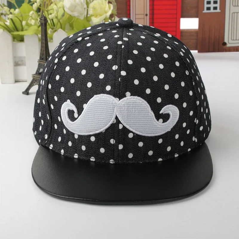 Boys Girls Snapback Caps New Fashion Kids Adjustable Hats Hip-Hop Baseball Children Cap Beard bone casquette gorras planas
