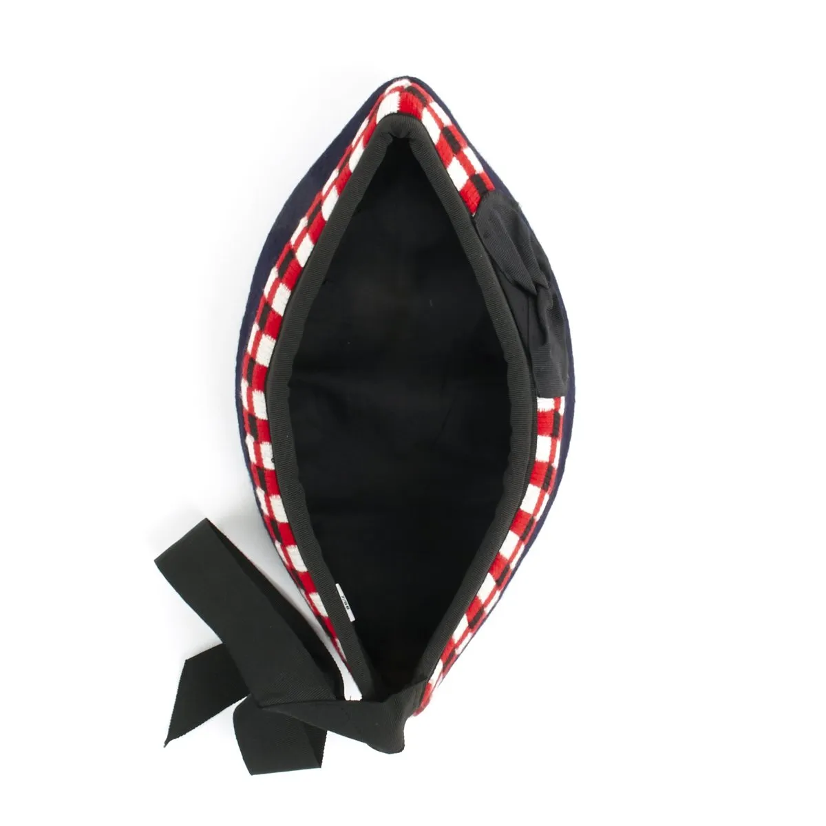 British Glengarry Checker Board Side Cap