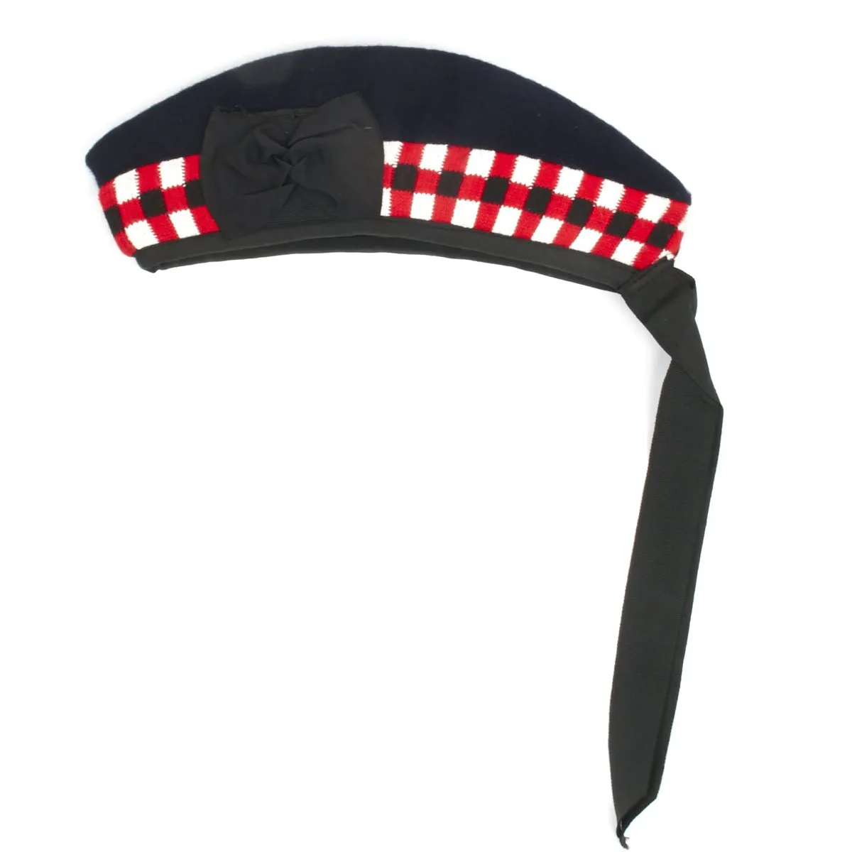 British Glengarry Checker Board Side Cap