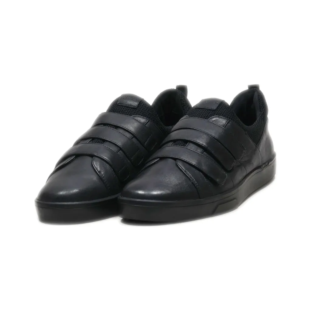 Calvin Klein Slip Ons Leather Black Colour For Women