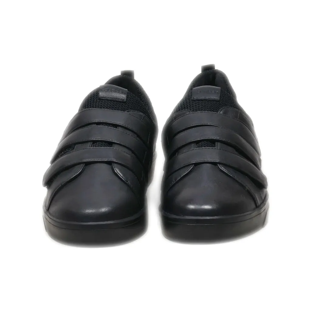 Calvin Klein Slip Ons Leather Black Colour For Women