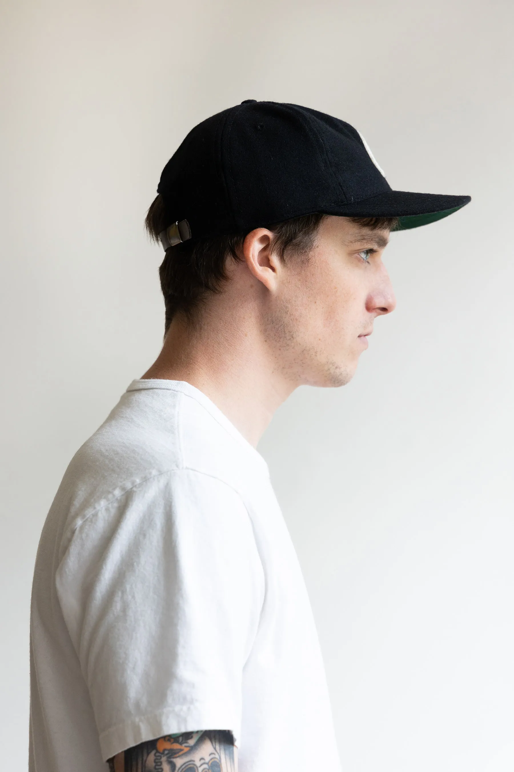 Canoe Club x Ebbets Field Ball Cap - Black
