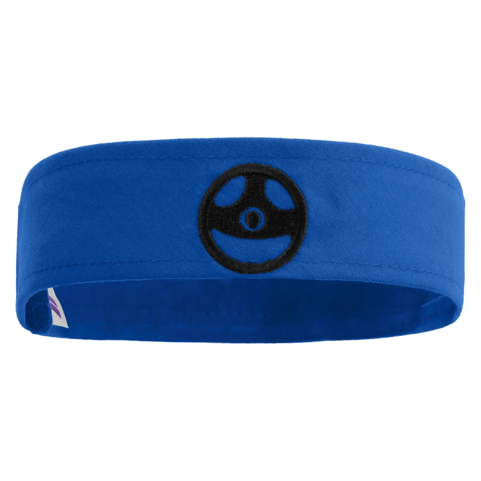 Car Steering Wheel Embroidered Cotton Twill Stretchable Hat Band