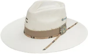 Charlie 1 Horse Natural Spear Point Straw Hat