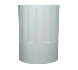 Chef Revival H048 7" Non Woven Fiber Disposable Pinstripe Chef Hat | Denson CFE