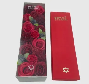 Classic Red Roses Soap Set