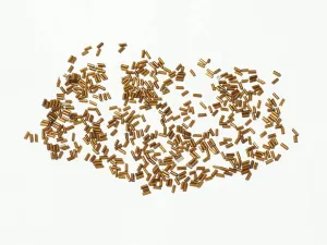 Dark Golden Opaque Pipe / Bugle Glass Seed Beads (Wholesale)