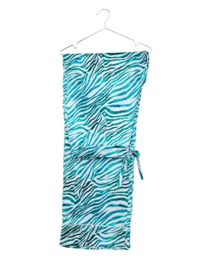 Elisabetha Silk Pyjama in Green Zebra - Bottom