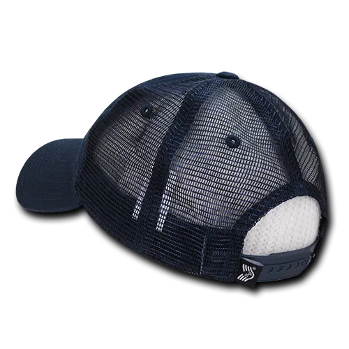 EMT Cross Trucker Hat Relaxed Mesh Baseball Cap Paramedic Star of Life - Rapid Dominance S79