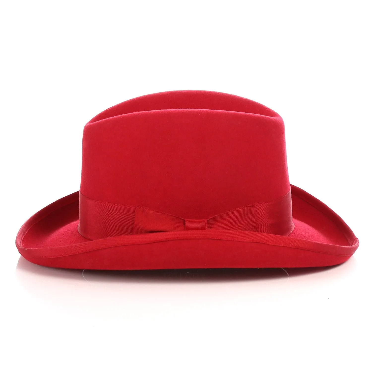 Ferrecci Wool Felt homburg Red Godfather Hat