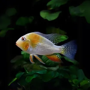 Geophagus Albino Heckelii (3-3.5 Inches) | Single