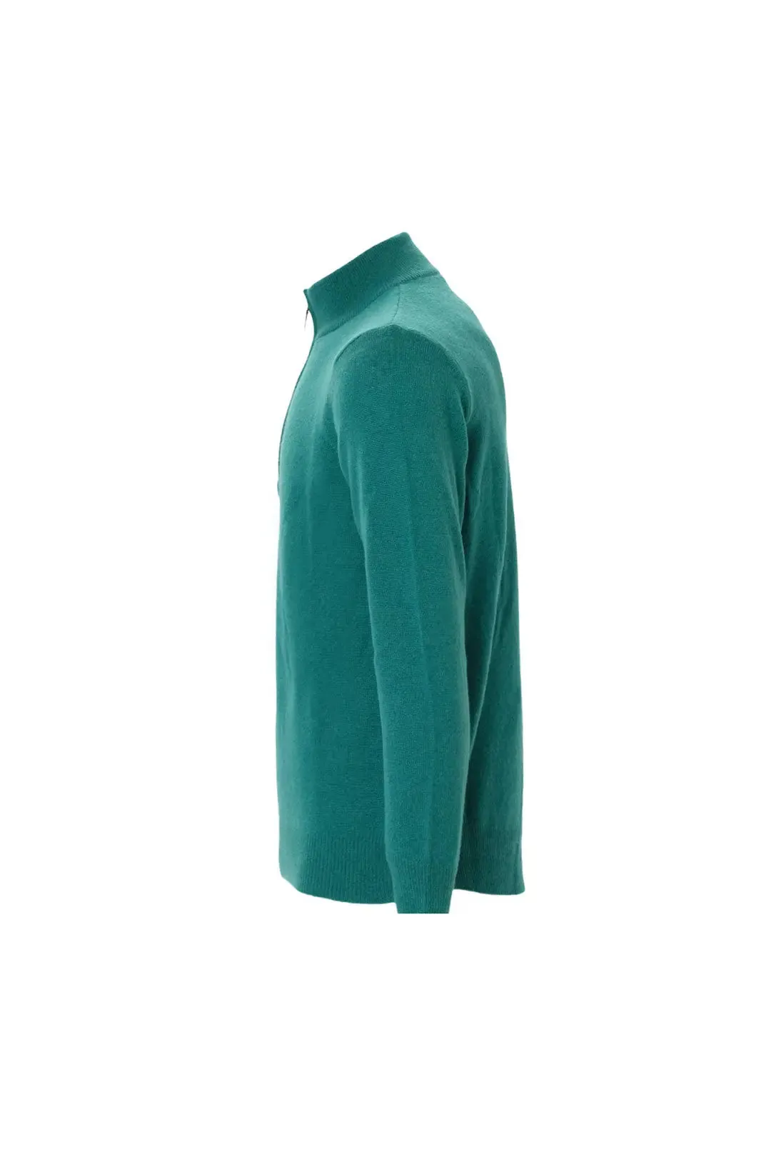 Green Pure Cashmere Men's Sweater