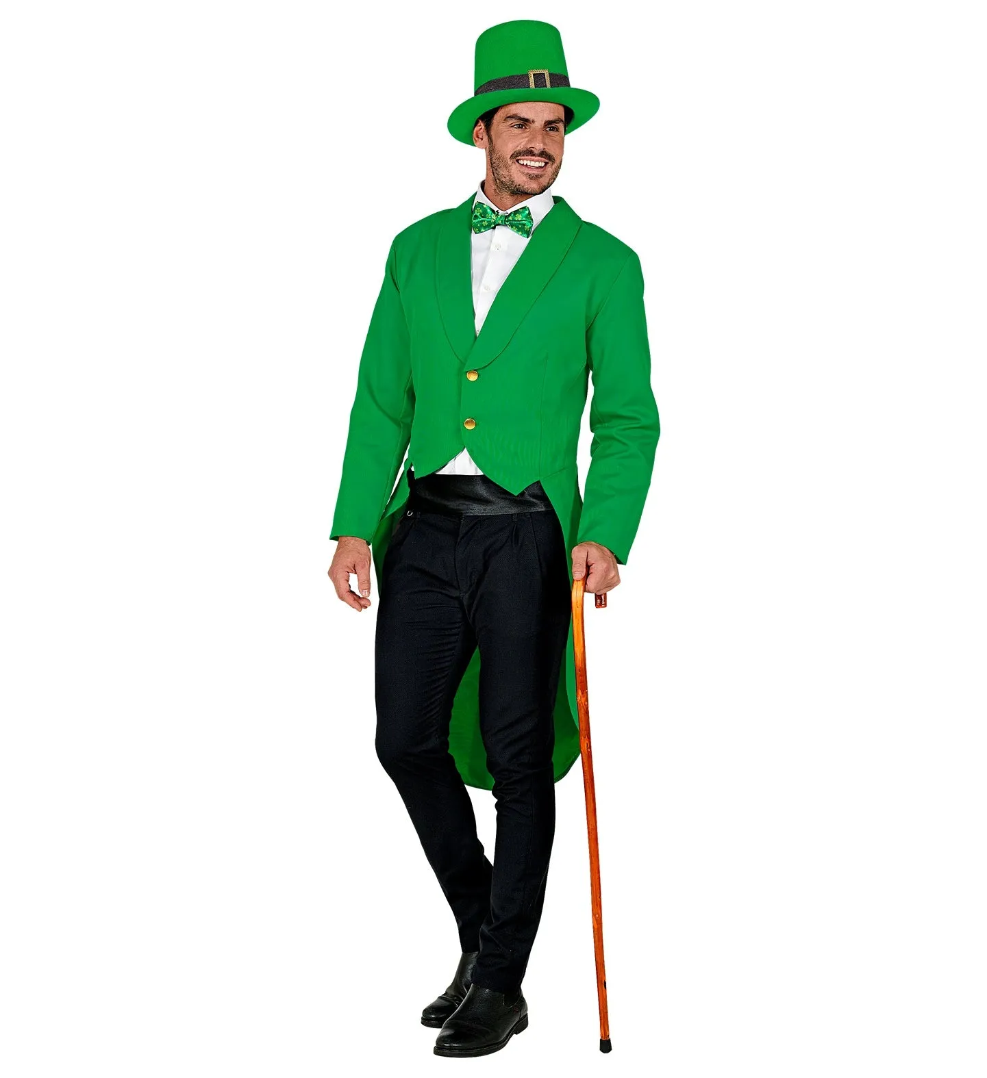 Green Tailcoat Jacket Men's