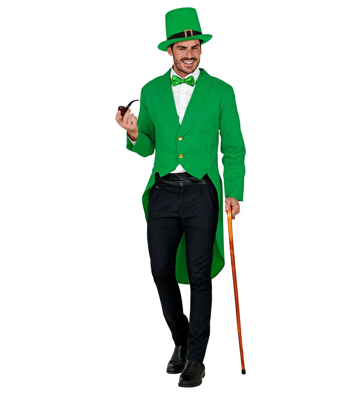 Green Tailcoat Jacket Men's