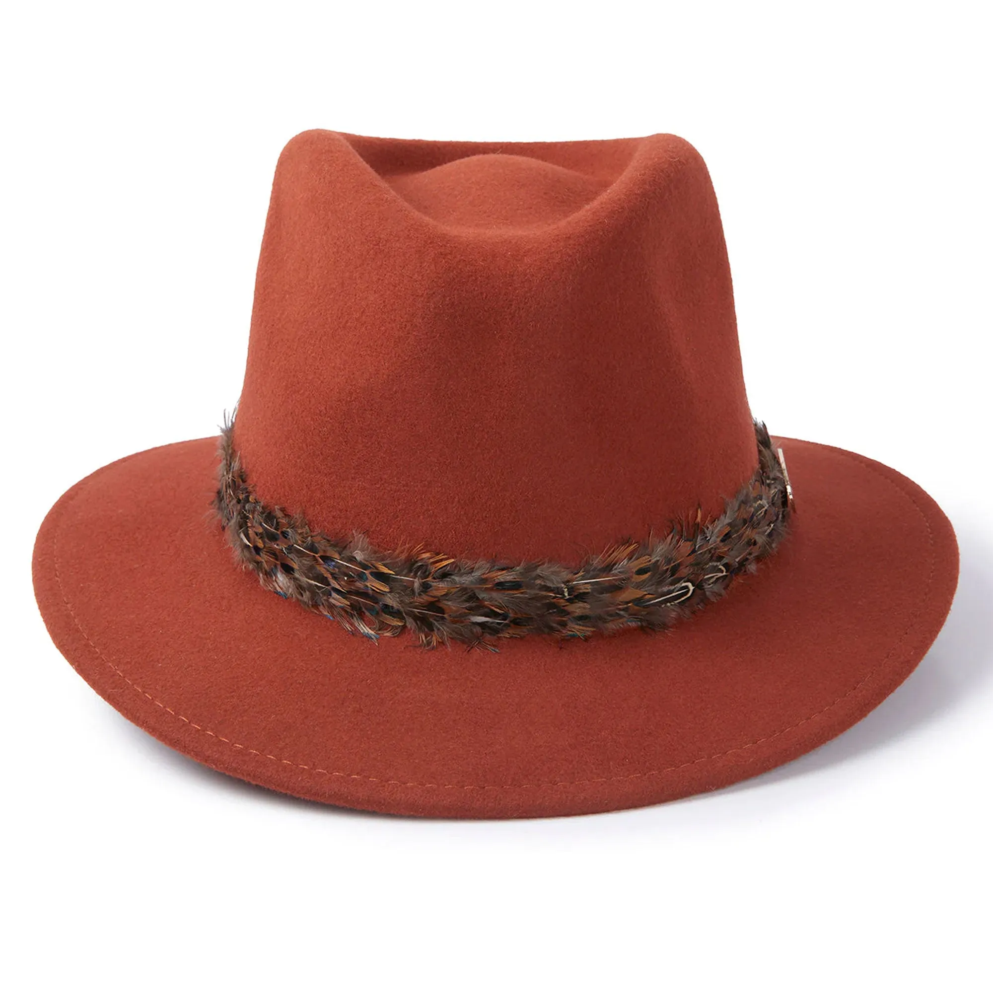 Hicks & Brown Suffolk Fedora Bronze Wrap