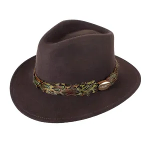 Hicks & Brown Suffolk Fedora Bronze Wrap