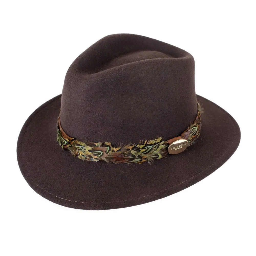 Hicks & Brown Suffolk Fedora Bronze Wrap