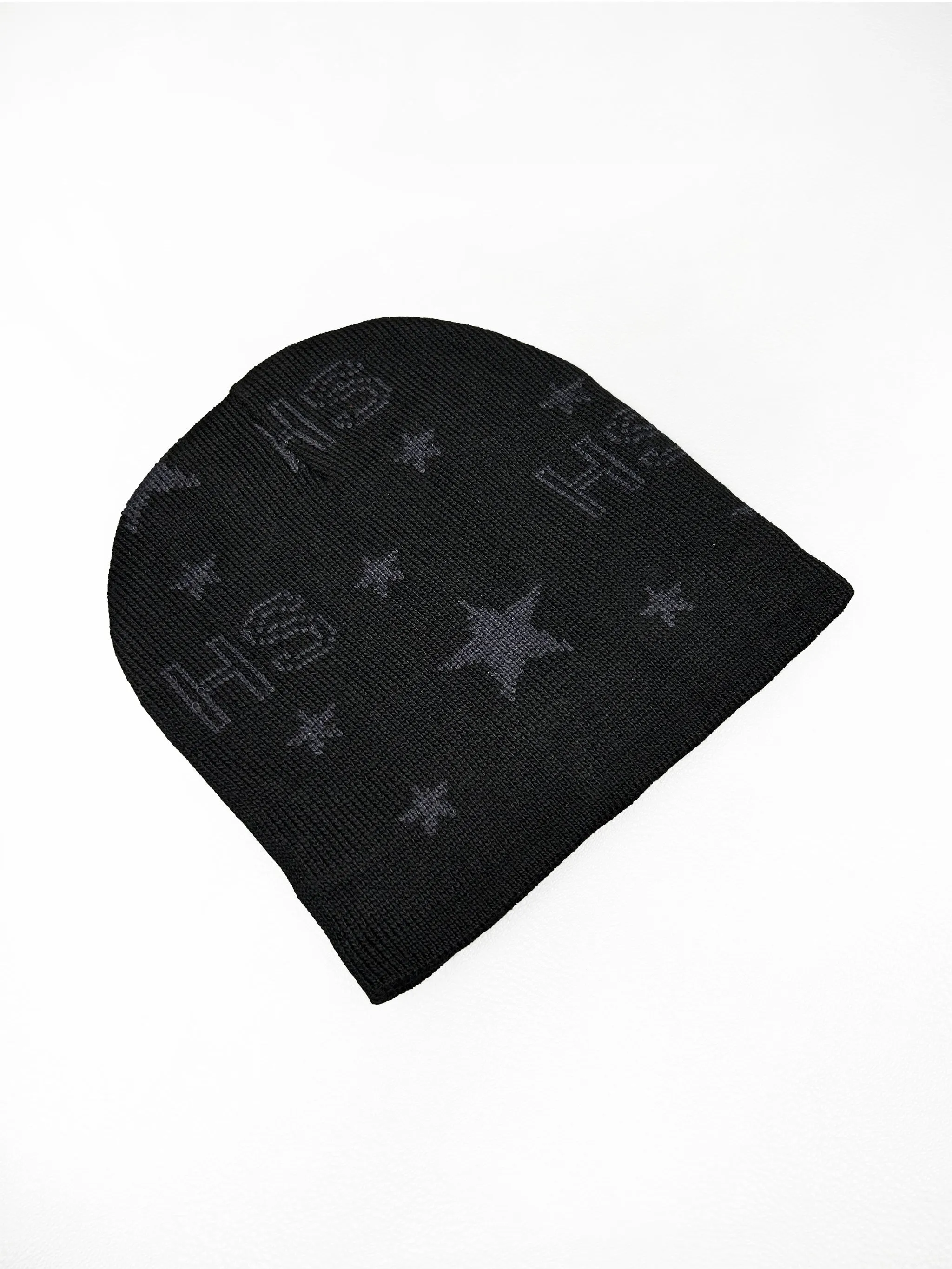 HS Black Beanie Winter Cap For Men BWC21