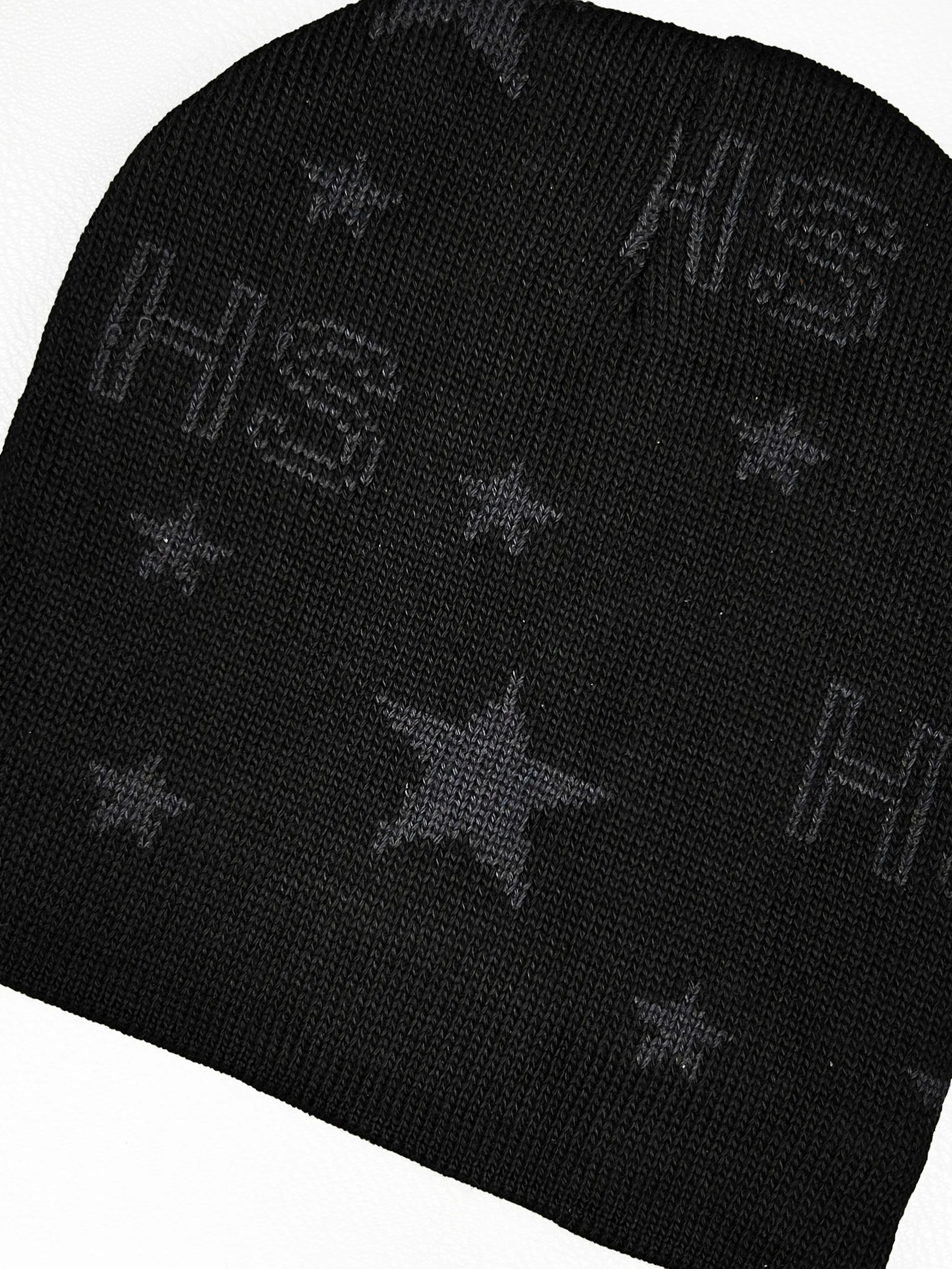 HS Black Beanie Winter Cap For Men BWC21