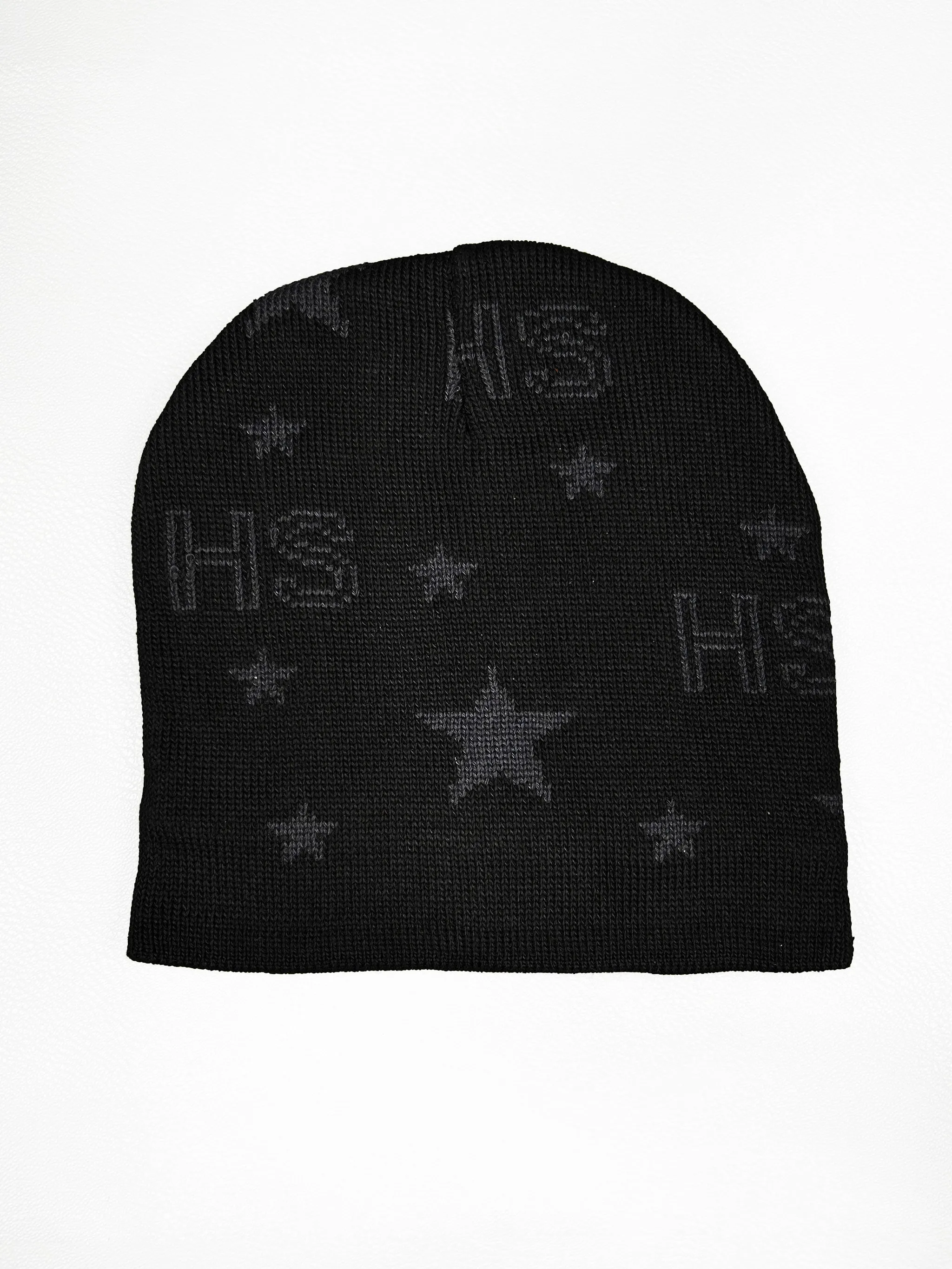 HS Black Beanie Winter Cap For Men BWC21