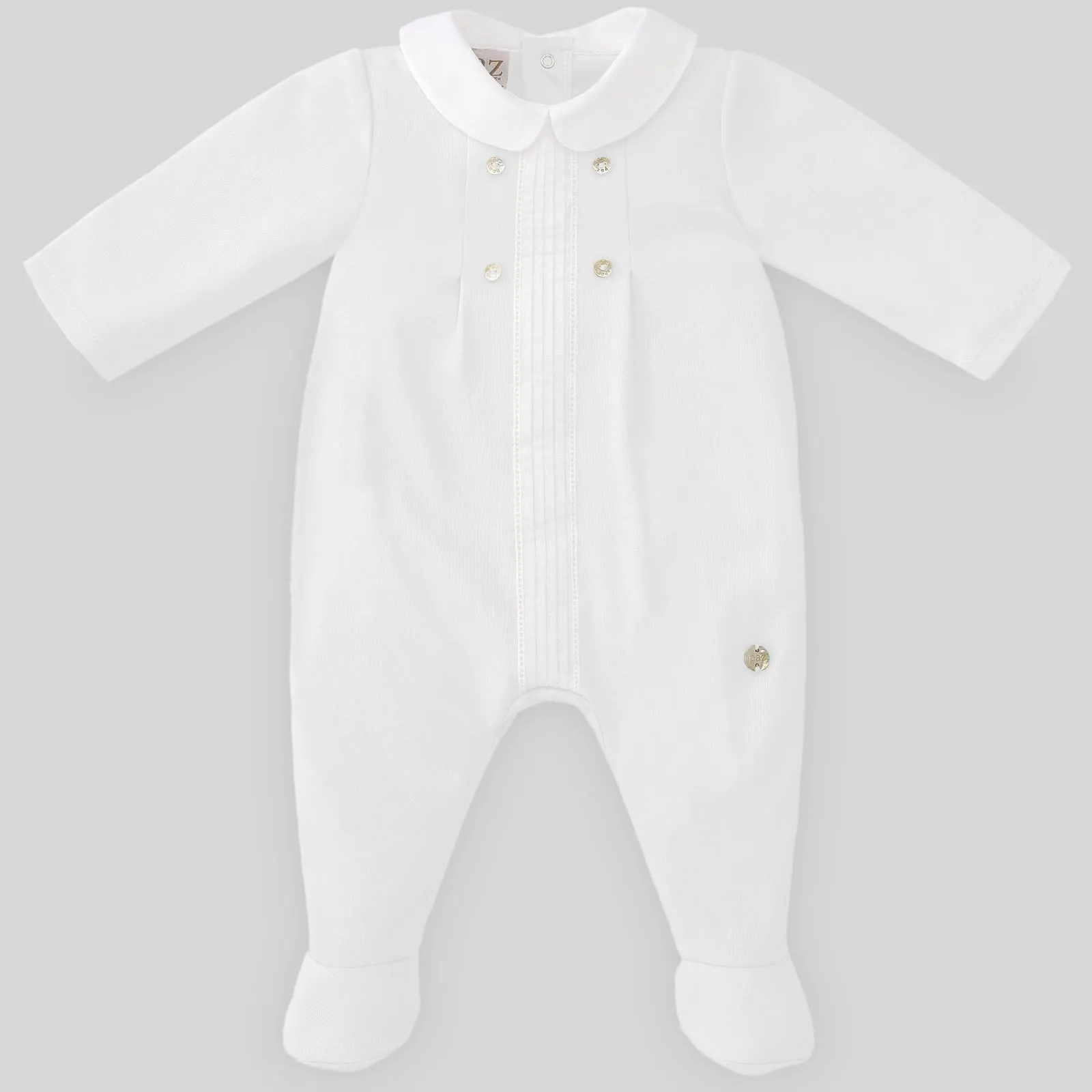 Interlock White Footie