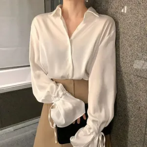 Ivyshape | Chic Retro Chiffon Top for Women
