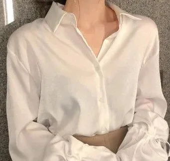 Ivyshape | Chic Retro Chiffon Top for Women
