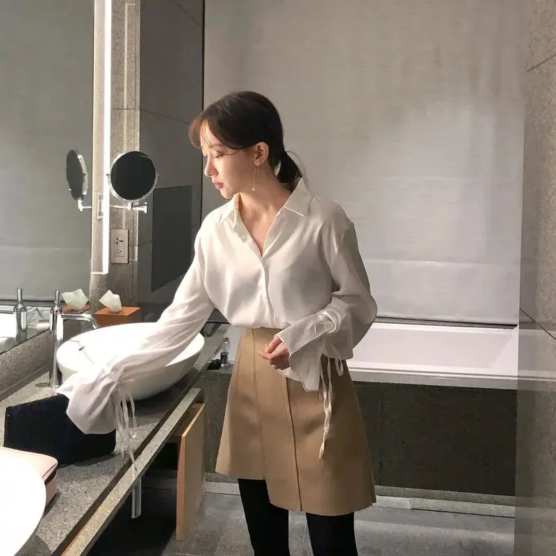 Ivyshape | Chic Retro Chiffon Top for Women