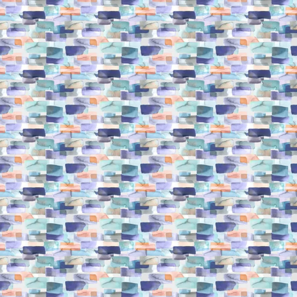 Kampala Printed Cotton Fabric (By The Metre) Clementine