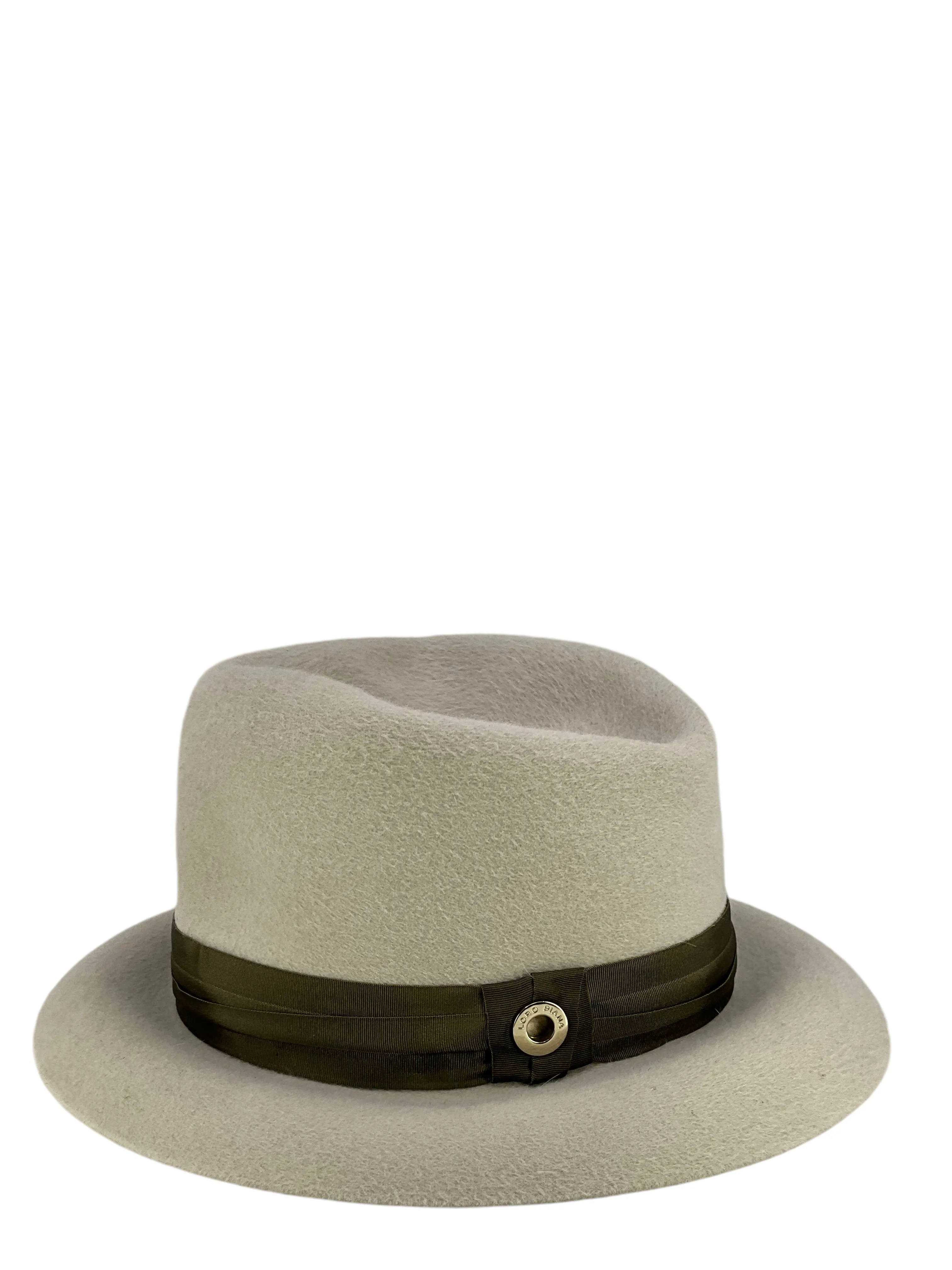 LORO PIANA Ingrid Felt Fedora Hat Size S