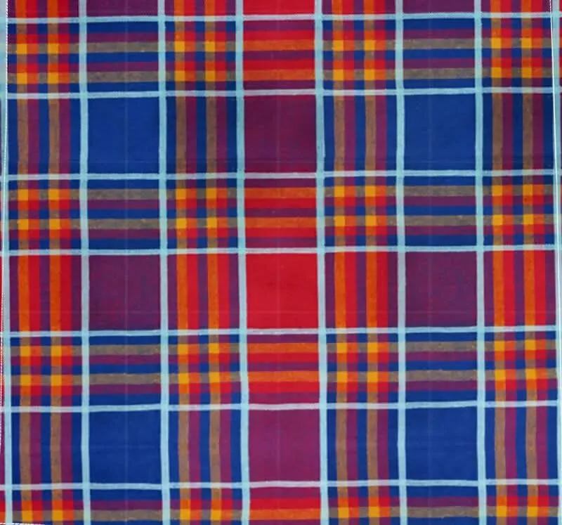Lushomes Red Check Cotton Napkins set of 6 (16x16 in)