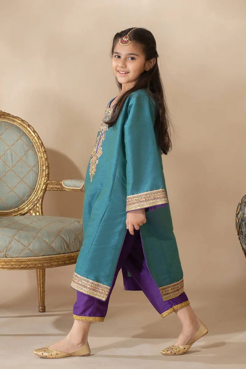 Luxe Pret '22 - Antique Gold With Pants Kids
