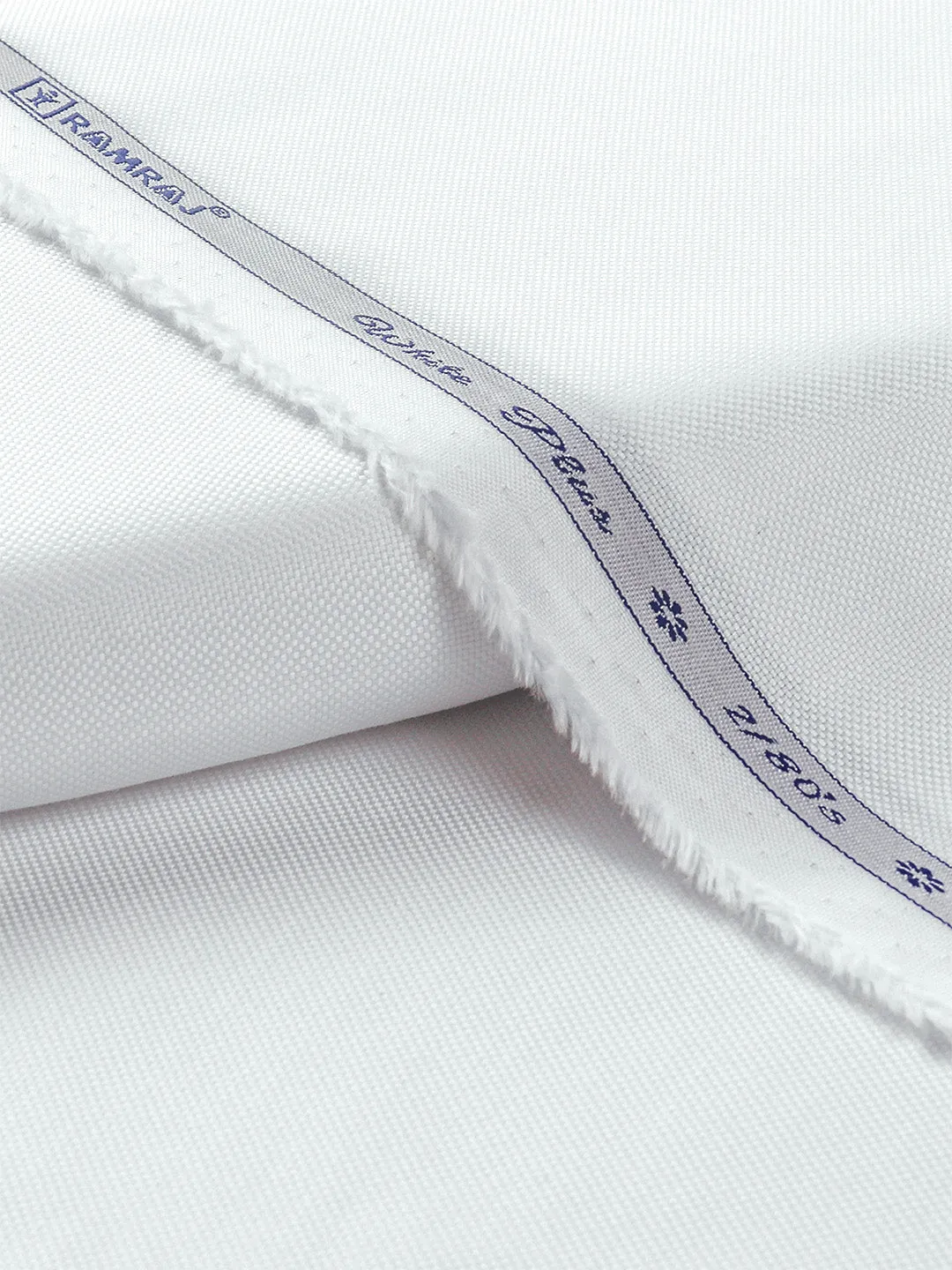 Luxuries Supima Cotton Pure White Shirt Fabric WILLOW