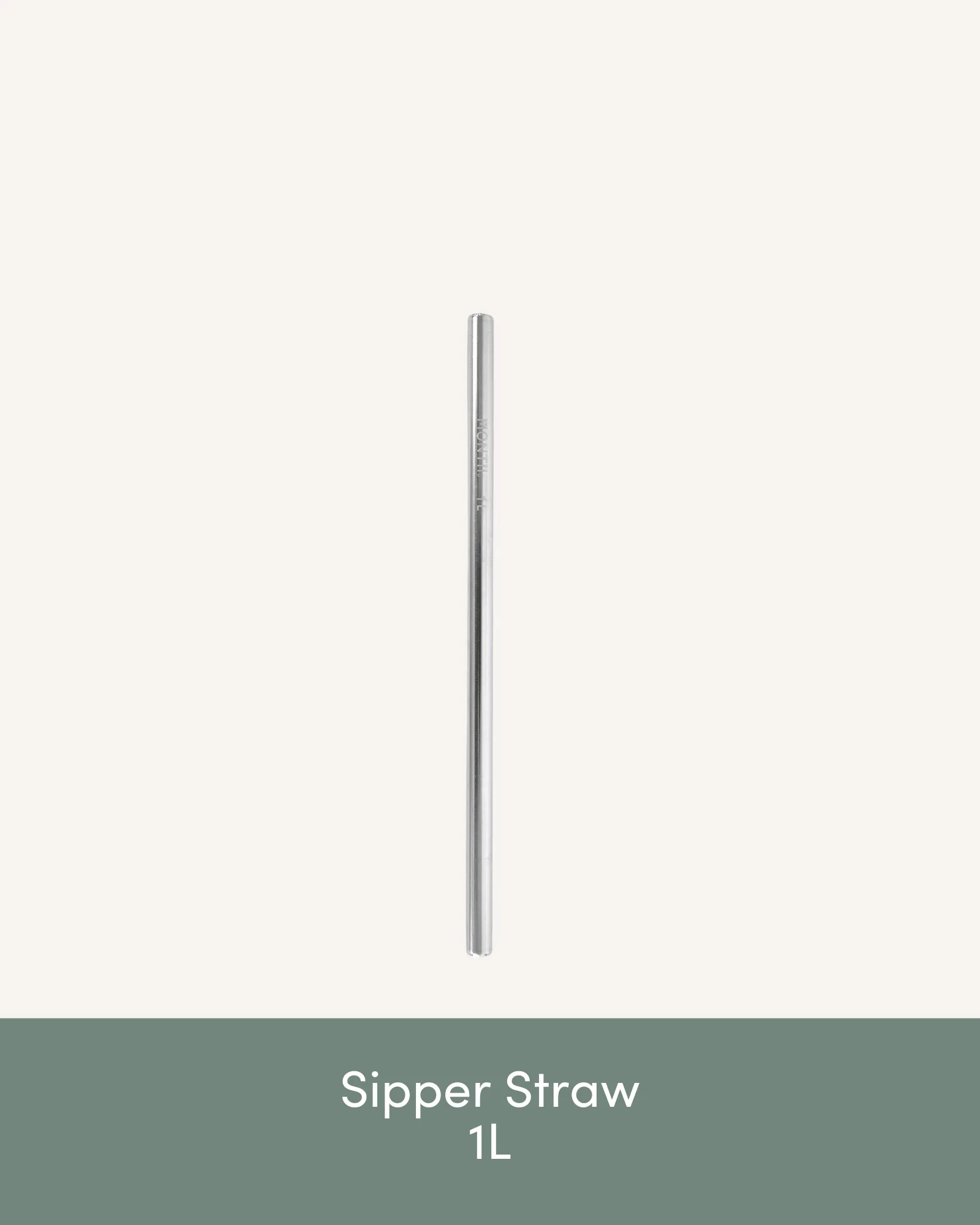 MontiiCo Sipper Straw - Stainless Steel 1L