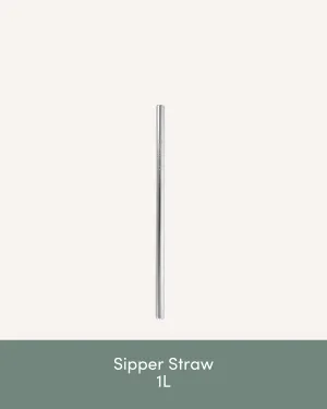 MontiiCo Sipper Straw - Stainless Steel 1L