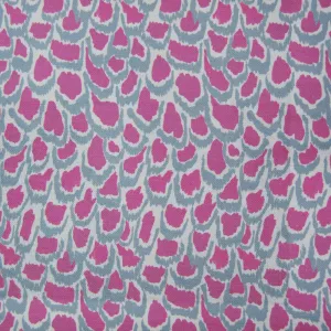 Nada Printed Linen Fabric (By The Metre) Lotus